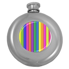 Colorful Spongestrips Round Hip Flask (5 Oz) by Sparkle