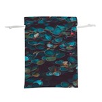 Realeafs Pattern Lightweight Drawstring Pouch (M) Back
