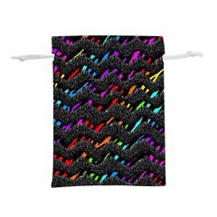 Rainbowwaves Lightweight Drawstring Pouch (m) by Sparkle