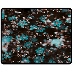 Realflowers Fleece Blanket (medium)  by Sparkle