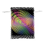 Rainbowwaves Lightweight Drawstring Pouch (L) Front