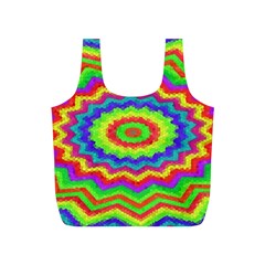 Masaic Colorflower Full Print Recycle Bag (s) by Sparkle