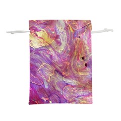 Marbling Abstract Layers Lightweight Drawstring Pouch (s) by kaleidomarblingart