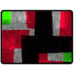 Abstract Tiles Fleece Blanket (large)  by essentialimage