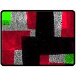 Abstract Tiles Fleece Blanket (Large)  80 x60  Blanket Front