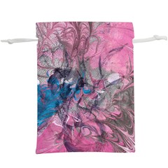 Brush Strokes On Marbling Patterns  Lightweight Drawstring Pouch (xl) by kaleidomarblingart