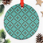 Tiles Round Ornament (Two Sides) Front