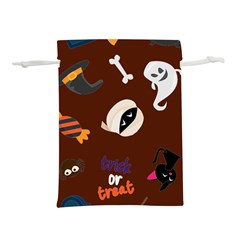 Halloween Seamless Repeat Pattern Lightweight Drawstring Pouch (m) by KentuckyClothing