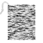 Texture Noir/Gris Drawstring Pouch (4XL) Back