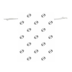 American Football Ball Motif Print Pattern Lightweight Drawstring Pouch (s) by dflcprintsclothing
