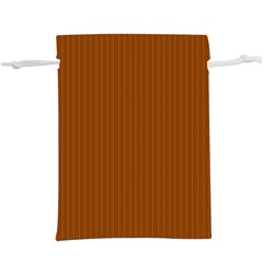 Rusty Orange & White -  Lightweight Drawstring Pouch (xl) by FashionLane