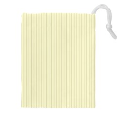 Creamy Yellow & Black - Drawstring Pouch (5xl) by FashionLane