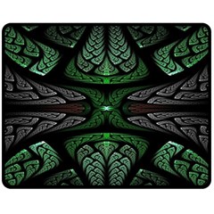 Fractal Illusion Fleece Blanket (medium)  by Sparkle