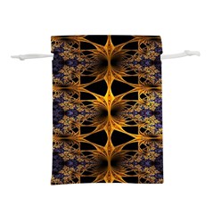 Fractal Flower Lightweight Drawstring Pouch (s) by Sparkle