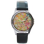 Spring Ring Round Metal Watch Front