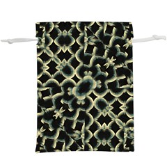 Dark Interlace Motif Mosaic Pattern  Lightweight Drawstring Pouch (xl) by dflcprintsclothing
