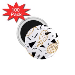 Golden Pineapples 1 75  Magnets (100 Pack)  by goljakoff