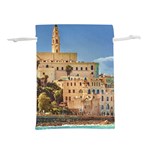 Old Jaffa Cityscape, Israel Lightweight Drawstring Pouch (L) Front
