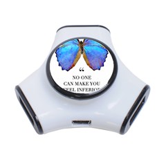 Inferior Quote Butterfly 3-port Usb Hub by SheGetsCreative