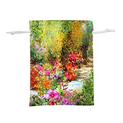 Forest Flowers  Lightweight Drawstring Pouch (l) by ArtsyWishy