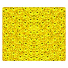 Flowers From Heaven  With A Modern Touch Double Sided Flano Blanket (small)  by pepitasart