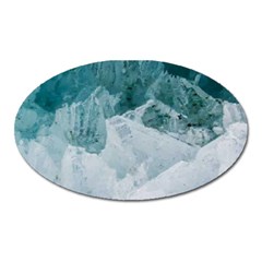 Blue Waves Oval Magnet by goljakoff