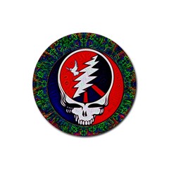 Grateful Dead - Rubber Coaster (round)  by Sapixe