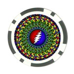 Grateful Dead Poker Chip Card Guard (10 pack) Front