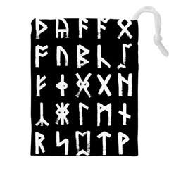 The Anglo Saxon Futhorc Collected Inverted Drawstring Pouch (5xl) by WetdryvacsLair
