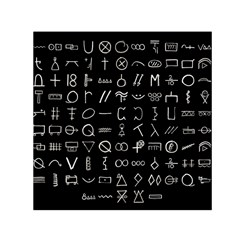 Hobo Signs Collected Inverted Small Satin Scarf (square) by WetdryvacsLair