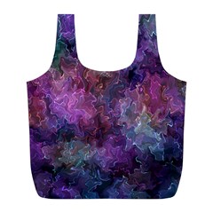 Multicolored Abstract Full Print Recycle Bag (l) by Dazzleway