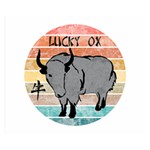 Chinese New Year ¨C Year of the Ox Double Sided Flano Blanket (Small)  50 x40  Blanket Back