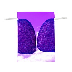 Two Hearts Lightweight Drawstring Pouch (l) by essentialimage