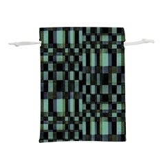 Dark Geometric Pattern Design Lightweight Drawstring Pouch (l) by dflcprintsclothing