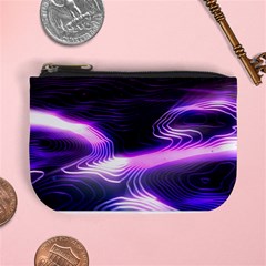 Illustration Scene Blue Mini Coin Purse by Dutashop