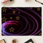 Background Abstract Star Cosmetic Bag (XXXL) Front