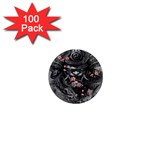 Samurai Oni Mask 1  Mini Magnets (100 pack)  Front