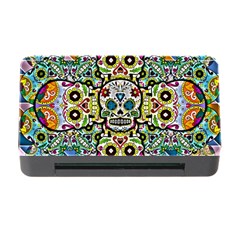 Sugar Skulls Pattern Memory Card Reader With Cf by ExtraAwesomeSauce