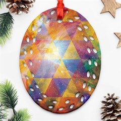 Space Design Ornament (oval Filigree) by ExtraAwesomeSauce