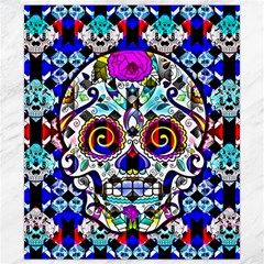 Sugar Skull Pattern 2 Canvas 8  X 10  by ExtraAwesomeSauce
