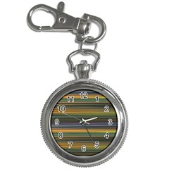 Multicolored Linear Abstract Print Key Chain Watches by dflcprintsclothing