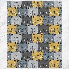 Cute Cat Pattern Canvas 11  X 14  by ExtraAwesomeSauce