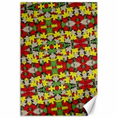 Leaves Pattern Canvas 20  X 30  by ExtraAwesomeSauce