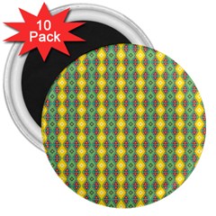 Native American Pattern 3  Magnets (10 Pack)  by ExtraAwesomeSauce
