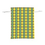 Native American Pattern Lightweight Drawstring Pouch (S) Front