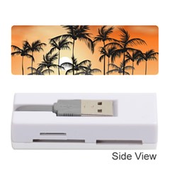 Sunset Palm Trees Beach Summer Memory Card Reader (stick) by ExtraAwesomeSauce