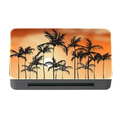 Sunset Palm Trees Beach Summer Memory Card Reader With Cf by ExtraAwesomeSauce