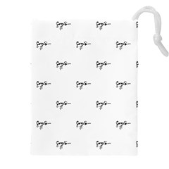 Tribal Style Symbol Drawing Print Pattern Drawstring Pouch (5xl) by dflcprintsclothing