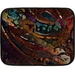 Abstract Art Double Sided Fleece Blanket (Mini)  35 x27  Blanket Back
