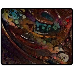 Abstract Art Double Sided Fleece Blanket (medium)  by Dutashop